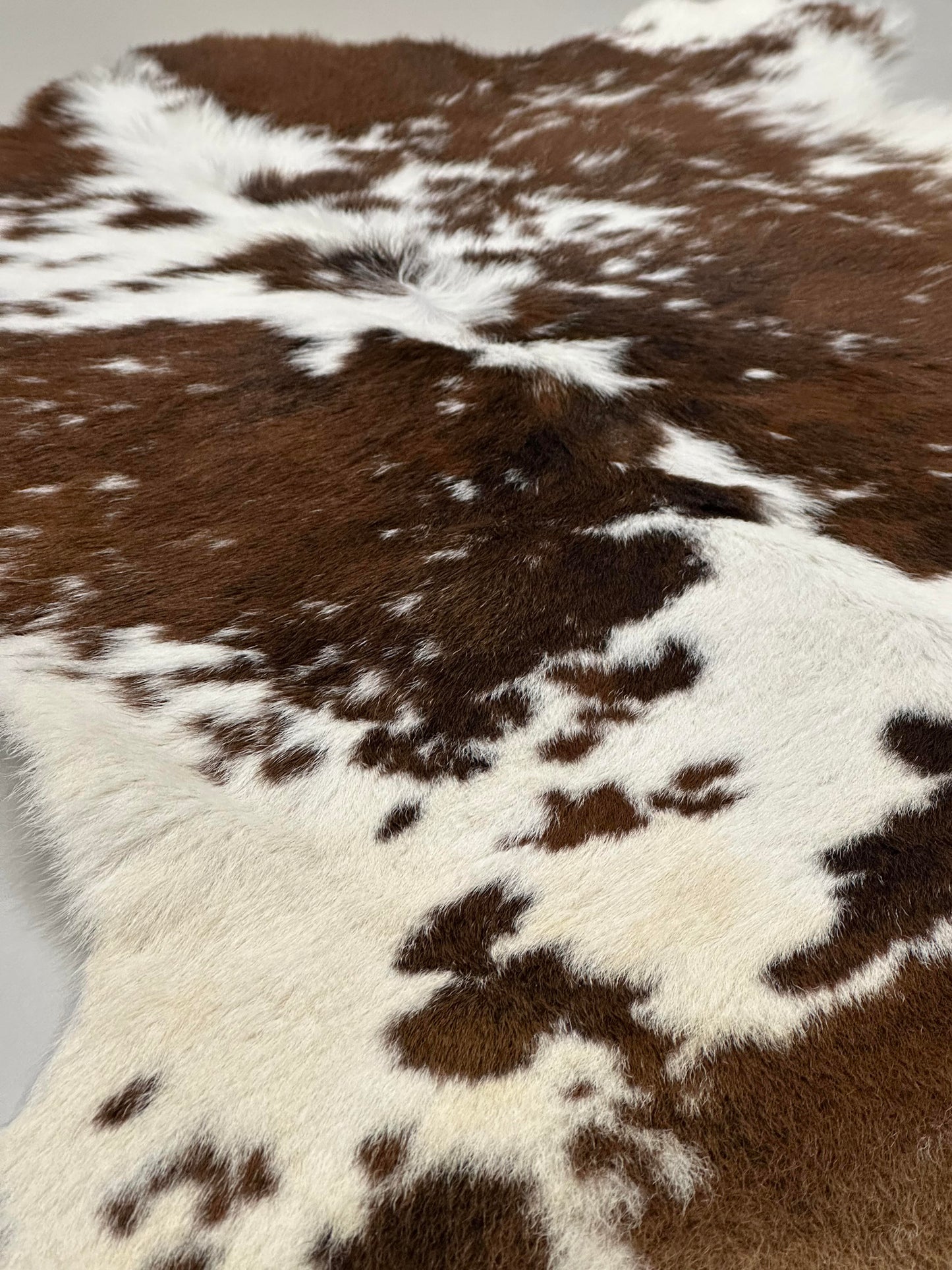 Natural Calfskin Rug - Brown & White