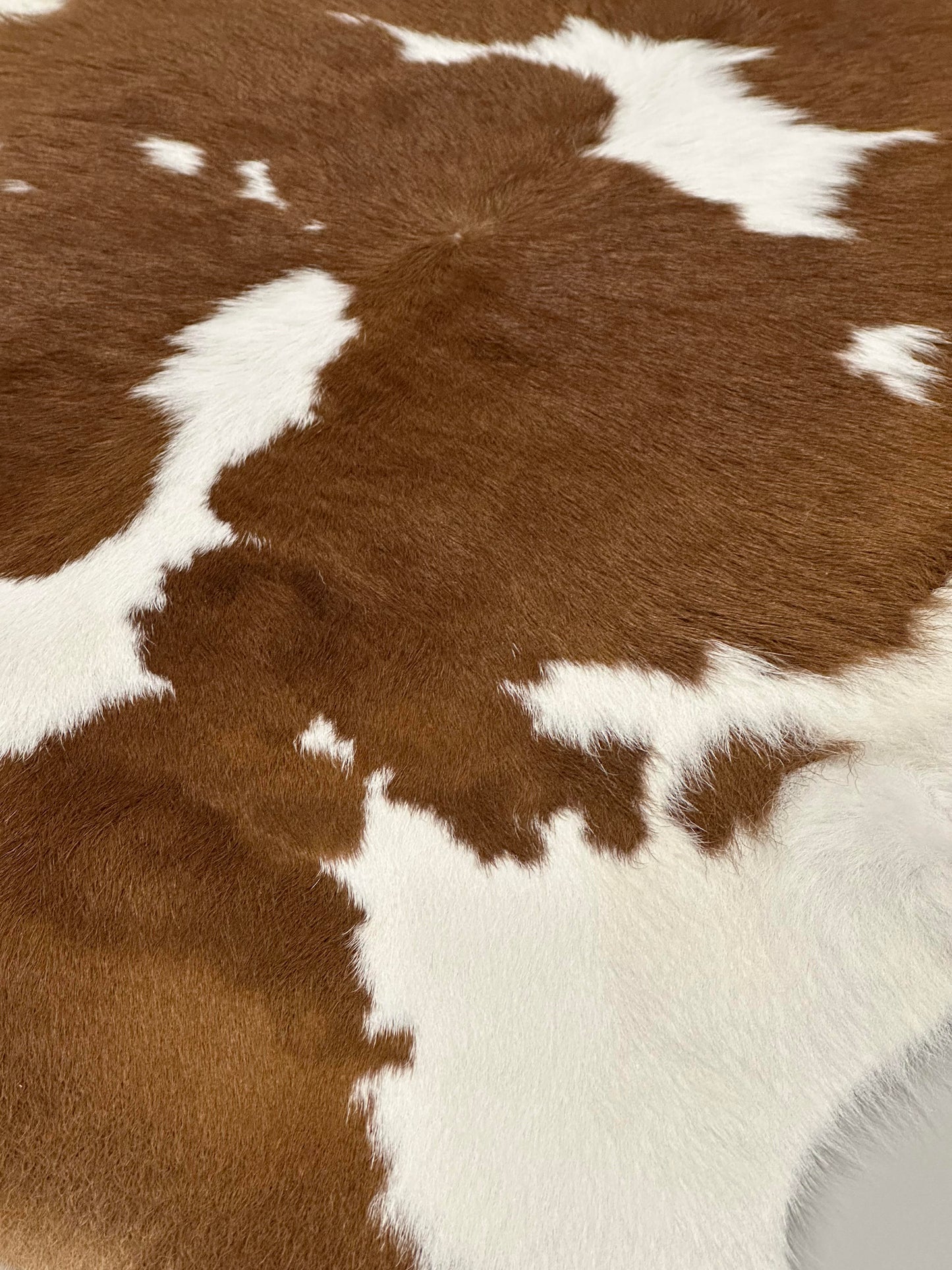 Natural Calfskin Rug - Brown & White