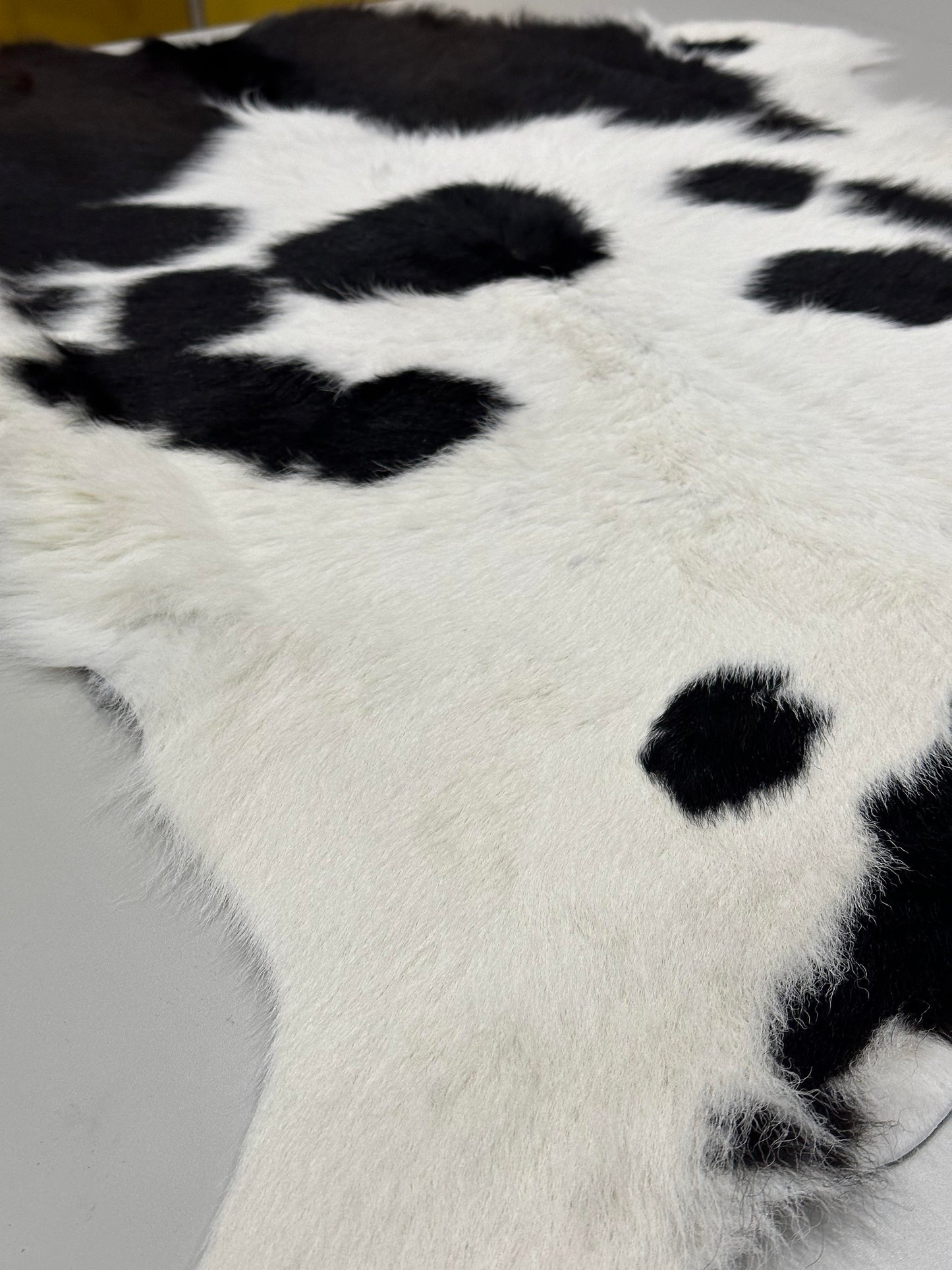 Natural Calfskin Rug - Black & White