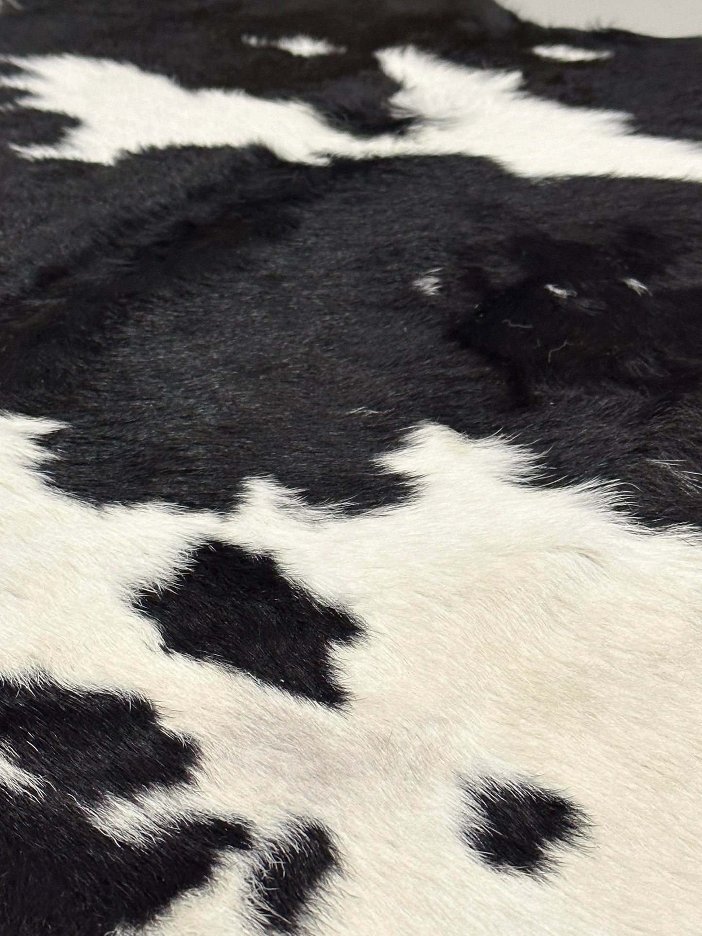 Natural Calfskin Rug - Black & White