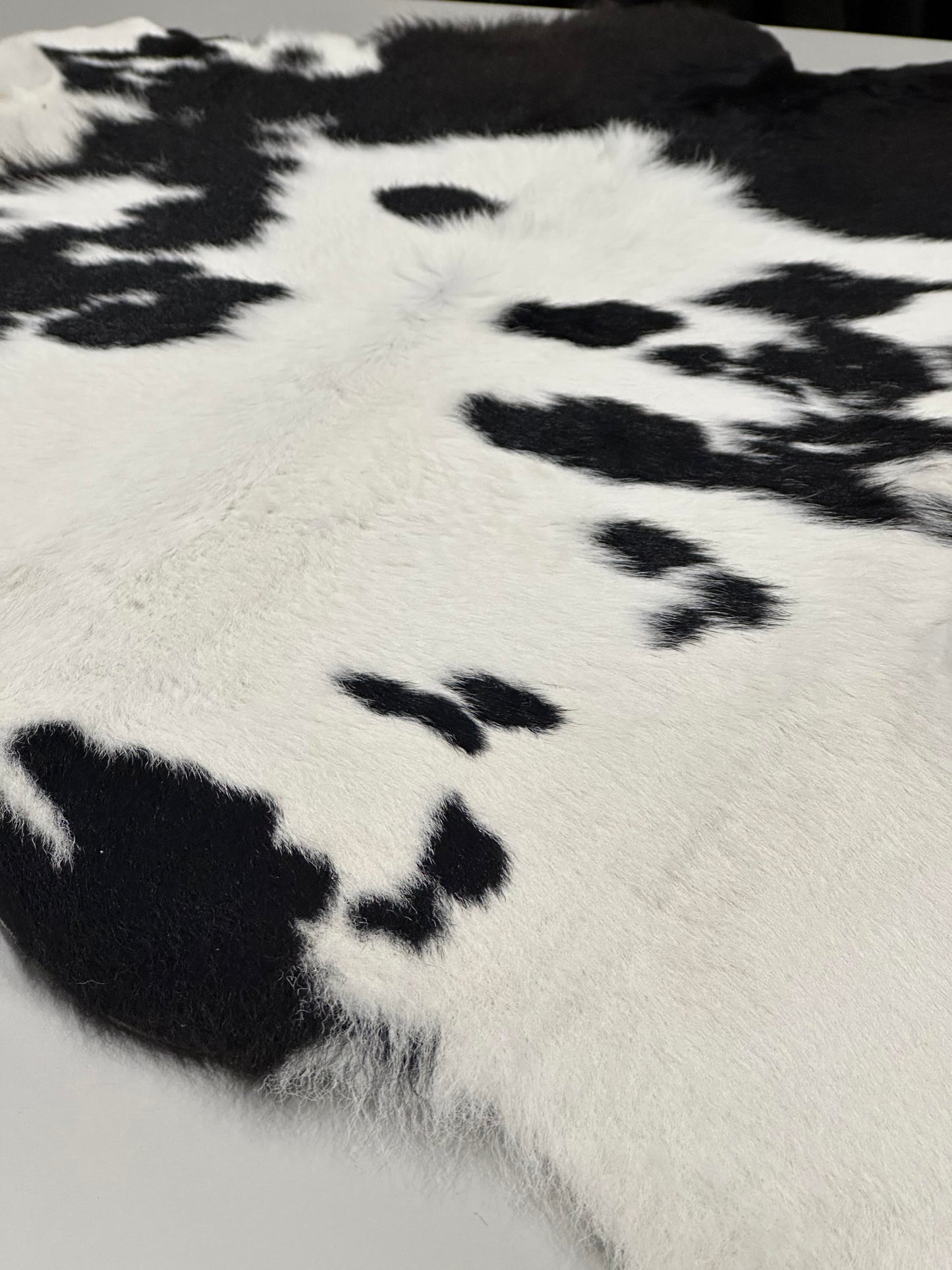 Natural Calfskin Rug - Black & White