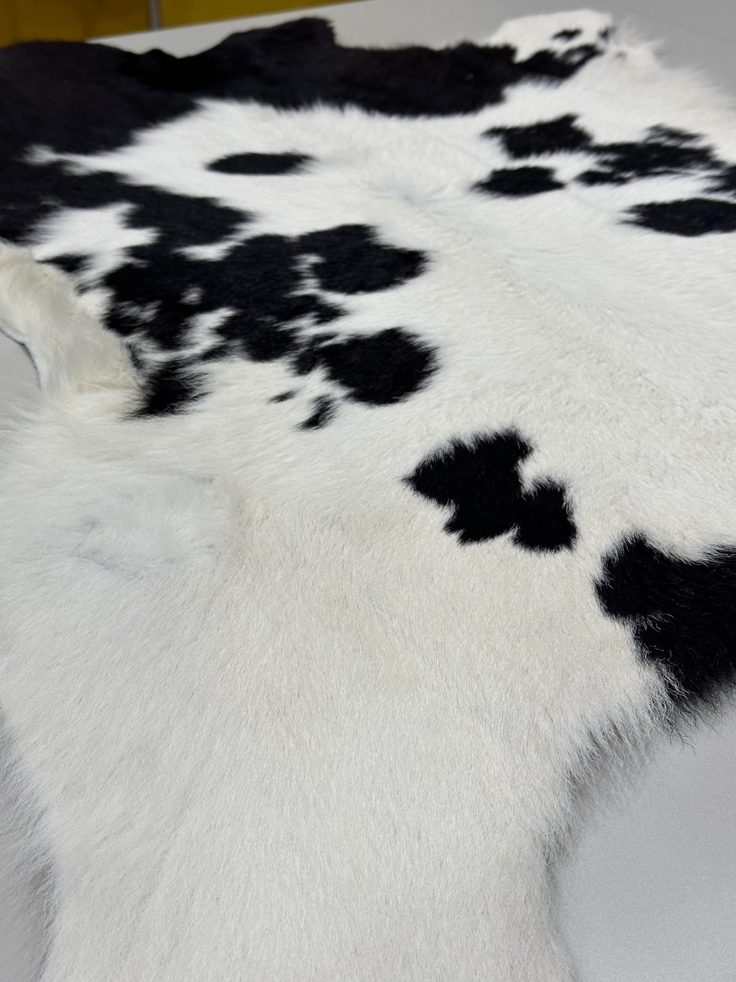 Natural Calfskin Rug - Black & White