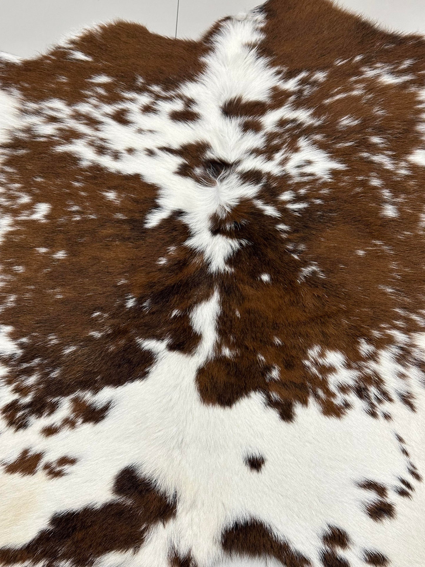 Natural Calfskin Rug - Brown & White